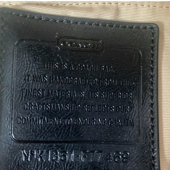 Coach NWOT Black XL Travel Duffel Bag - Picture 6 of 7